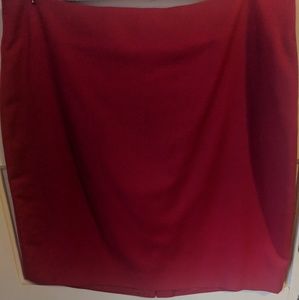 Talbots Hot Pink Wool Pencil Skirt Sz 16